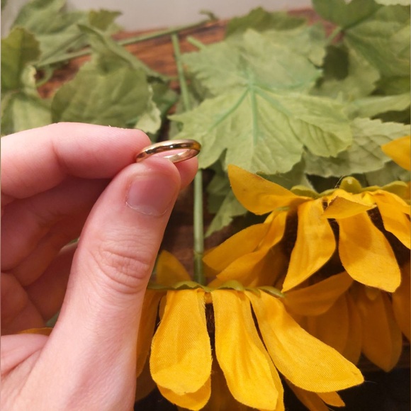 solid gold knife-edge ring - Picture 4 of 4